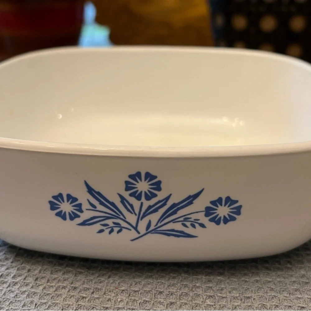 2 Vintage Corning Ware Blue Cornflower Dishes P-11/2-B and P-1-B - NO LIDS